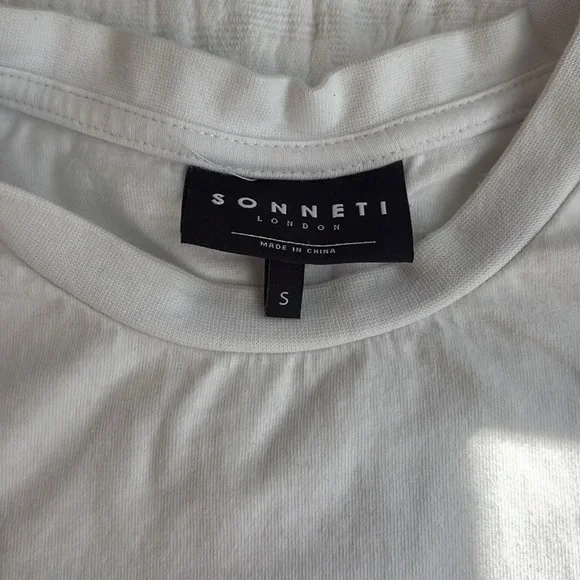 Sonetti White and Black Men's Shirt - Picture 4 of 4